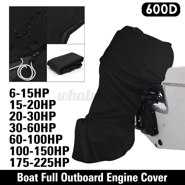 FULL OUTBOARD ENGINE Cover Outdoor Waterproof 600D Motor Cover Boat