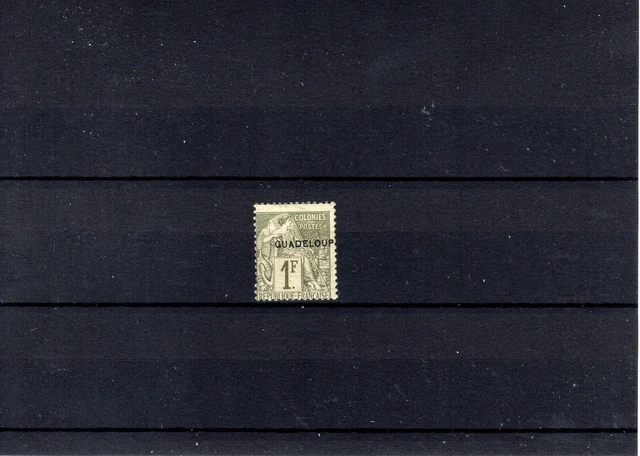 Timbre Guadeloupe France Colonie 1891 N°26 Neuf* Mh