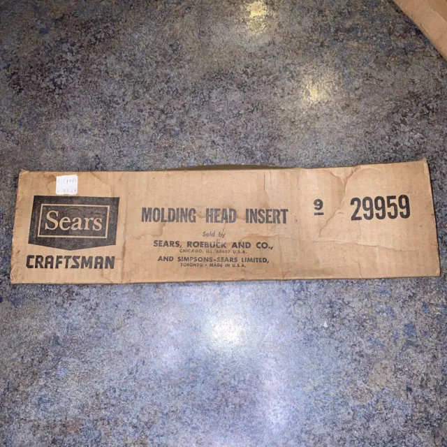 Craftsman Molding Head insert 9-29959 New In Box Fast Shipping
