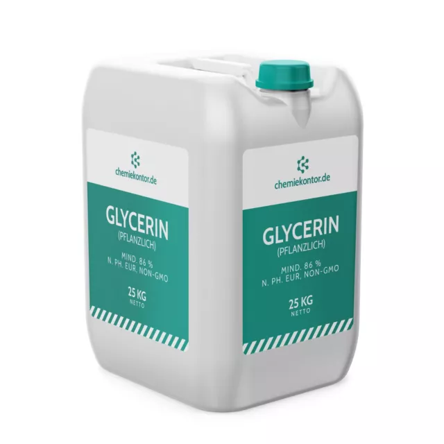 Glicerina 86 % (vegetal), n. PH | 20 L - 25 kg | Calidad alimentaria