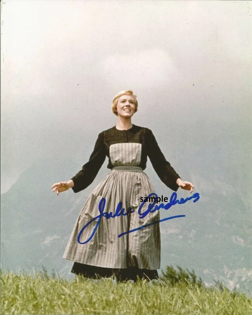 Julie Andrews Reprint Photo 8X10 Signed Autographed Man Cave Christmas Gift