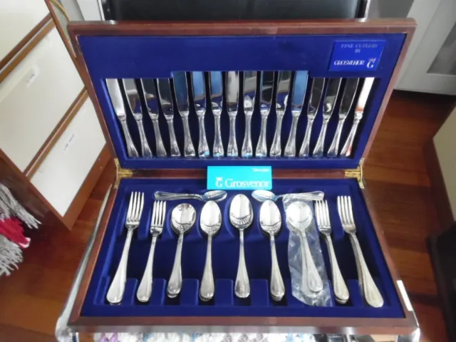 Grosvenor 58 Piece Silver Plate Cutlery Set