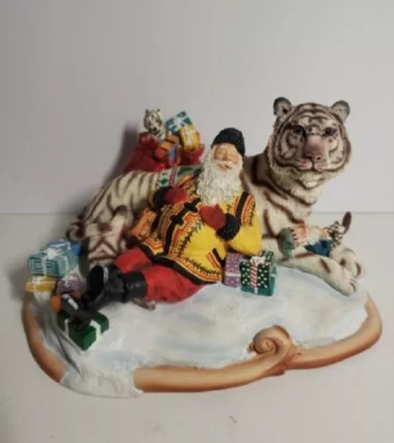 Santa’s World Travels By Maruri Cat Nap Christmas Holiday  Box &COA