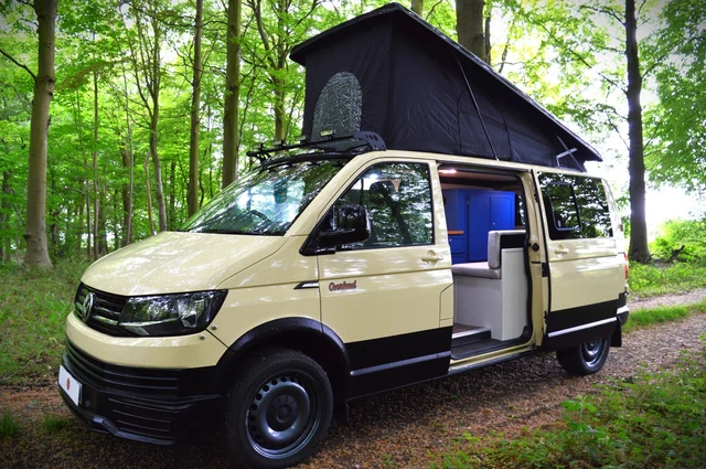VW TRANSPORTER T5 T6 Lwb Campervan 4 Berth Pop Top Overland Motorhome ...