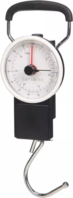 Samsonite Global Travel Accessories - Manual Luggage Scale, 16 cm, Black