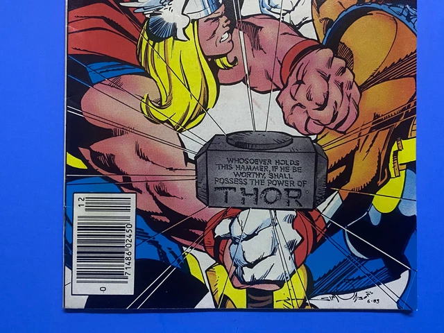 The Mighty Thor #338 (Marvel 1983) Newsstand | 2Nd Beta Ray Bill Fn/Vf 7.0 3