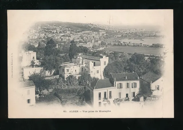 Algeria ALGER View from Mustapha Used 1904 PPC