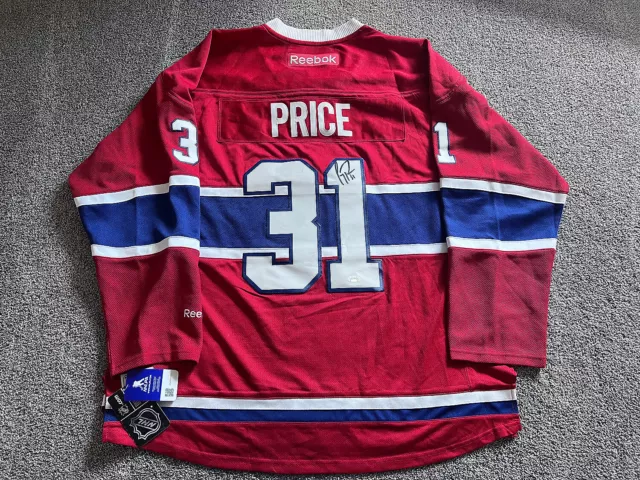 CAREY PRICE Montreal Canadiens SIGNED Autographed Reebok JERSEY PSA COA XL