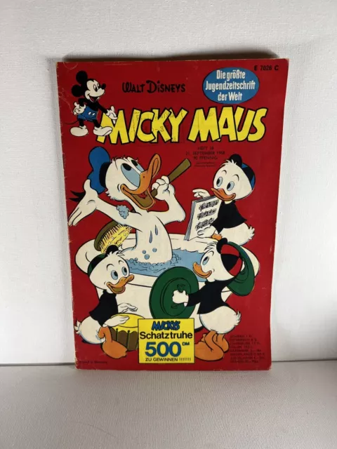 Micky Maus Heft Nr 38 Disney Comic #A21 Sammlung Selten Konvolut