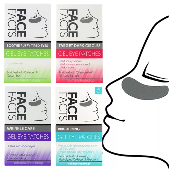 Gel Eye Patches Under Eye Mask Target Dark Circles Anti Wrinkle Puffy Eyes