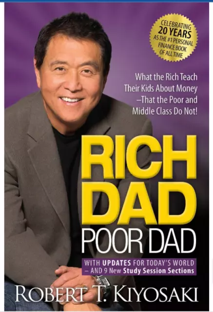 Rich Dad Poor Dad by Robert Kiyosaki | Paperback Book | NEW | FREE SHIPPING