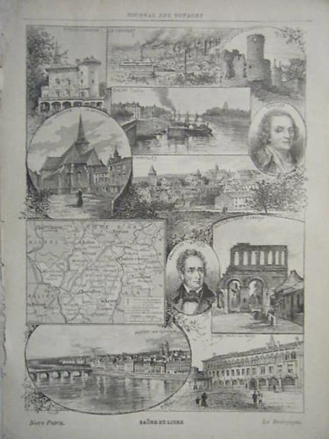 GRAVURE SUR BOIS DEBUT 20è DE FRAIPONT SAONE ET LOIRE
