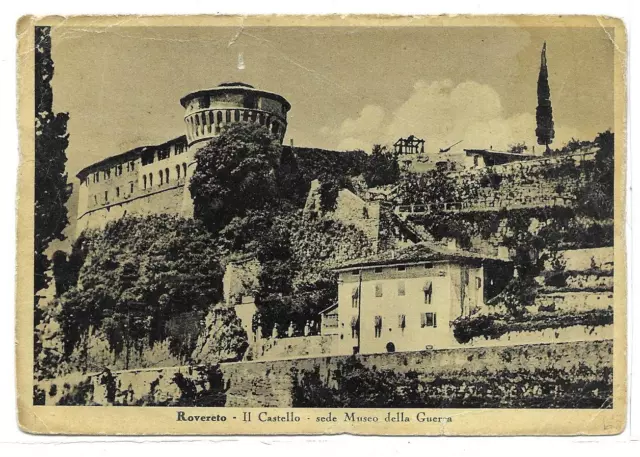 TRENTO (675) - ROVERETO il Castello sede Museo della Guerra - FG/Vg 1948