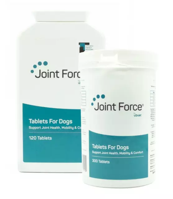 Joint Force - Dog Joint Supplement - 5/120/300 Tablets for Stiff or Older dogs