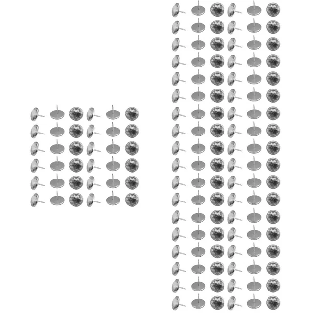 200 piezas Botones de sofá Pulsadores Mapa Tacas decorativas Tablero de corcho Uñas Antiguo