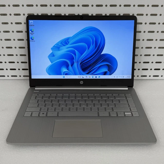 HP LAPTOP 14S-DK0XXX AMD A4-9125 4GB 128SSD Silver Perfect