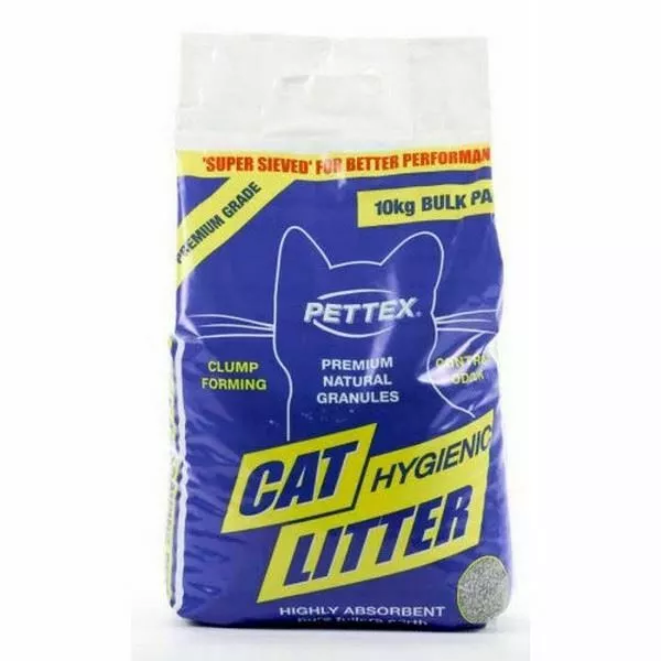 Pettex Premium Cat Litter 10Kg Biodegradable Highly Absorbent No Mess Litter