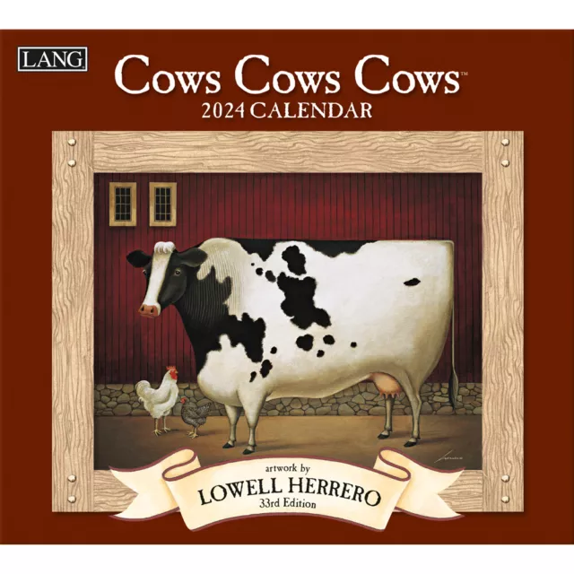 2024 Lang Cows Cows Cows Calender