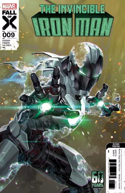 Invincible Iron Man Vol 4 #9 (2nd Print) Kael Ngu (Fall Of X)  MARVEL 2023