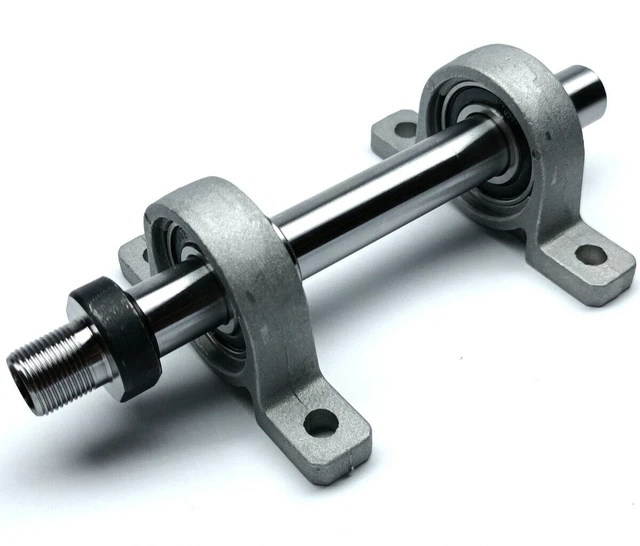 DIY WOOD LATHE Cutter Shaft Headstock Spindle Bearing Fit Mini Chuck