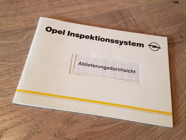 NUOVO libretto degli assegni Opel 1990 Blanko Senator Omega Kadett Corsa Vectra