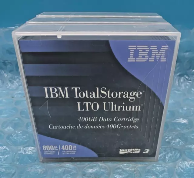 3x IBM 24R1922 Media Tape LTO3. 400/800 GB (OFFERS WELCOME)