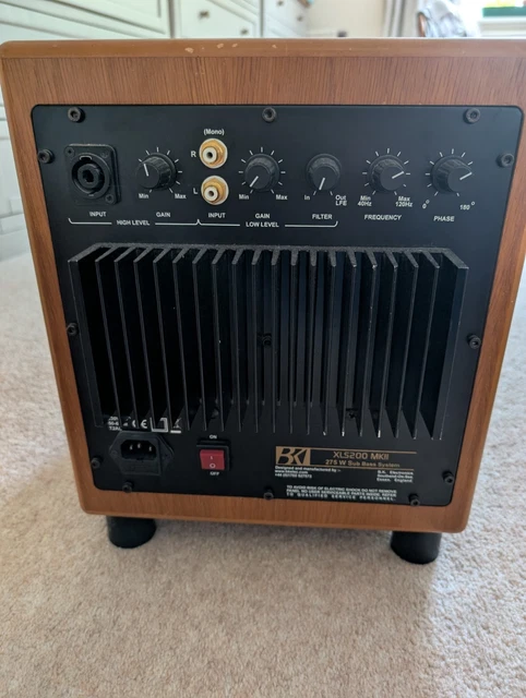 BK ELECTRONICS XLS200-DF MK2 Powered Subwoofer 275 Watt Amplifier £104. ...