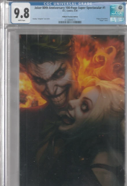 Joker 80Th Anniversary 100-Page Super Spectacular #1 Cgc 9.8  Pureart Passion