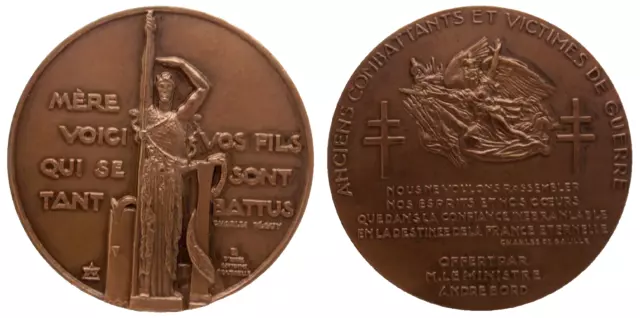 Frankreich 1975, Medaille Veteranen und Kriegsopfer WK2