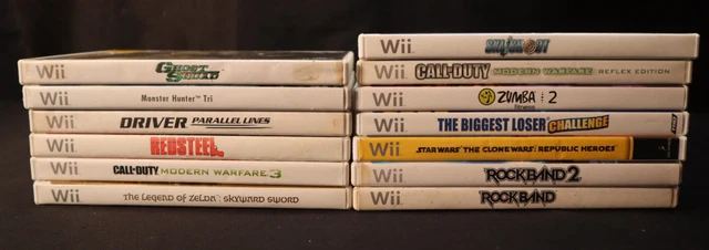LOT OF 13 Nintendo Wii Games Assorted Titles And Genres Tested