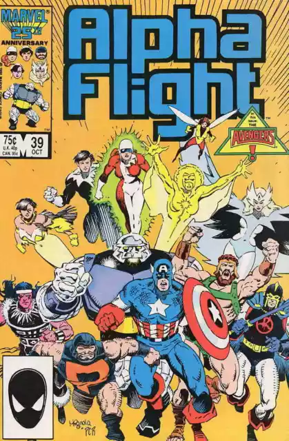 Alpha Flight #39 Marvel Comics October Oct 1986 (VF)