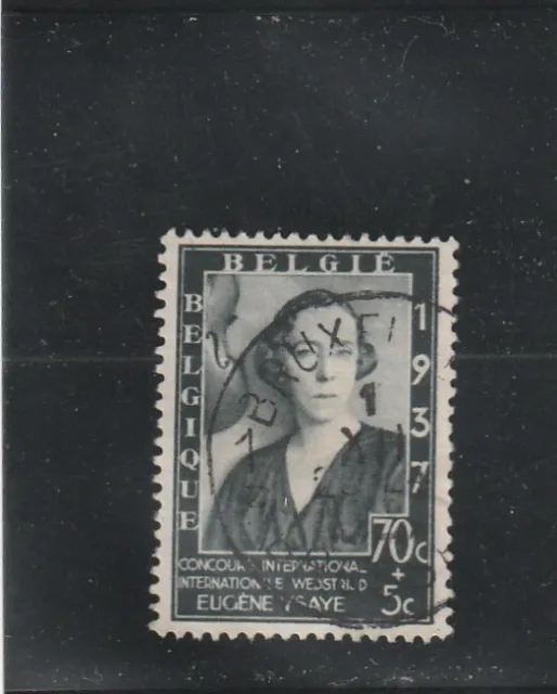 L6184 BELGIQUE timbre Y&T N° 456 de 1937 " Eugene Ysaye  " Oblitéré