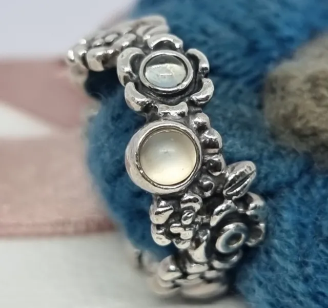 Grey Rose Cut Moonstone Ring – LE Jewelry Designs
