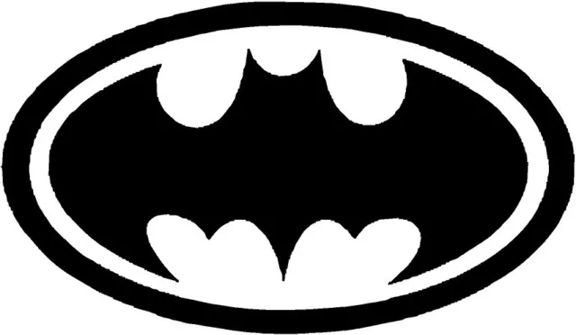 FITS BATMAN SYMBOL Windshield decal sticker Car truck laptop Joker Bat Mobile