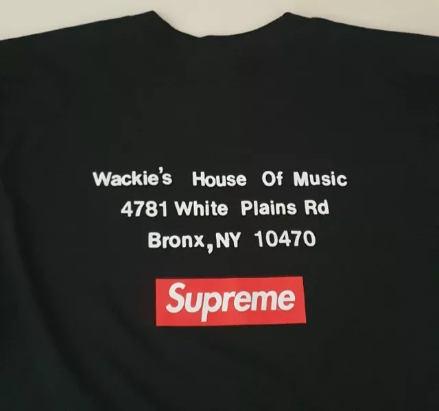 Rare SS13 Supreme Wackies tee black size medium M t-shirt vintage box logo