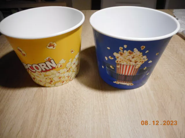 2 x Popcorneimer Popcorn Behälter Popcornbox Popcorneimer Popcornverpackung