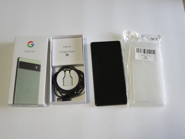 Google Pixel 6A, Sage Green, 128GB, Unlocked, Excellent! Bundle!
