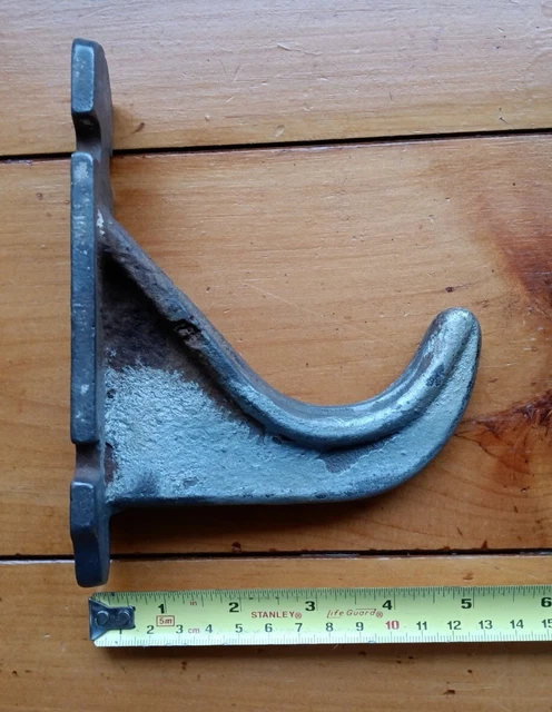 2 Large Metal Marine Cast Steel Industrial Hooks 7