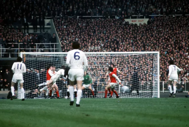 1972 Fa Cup Final Allan Clarke Goal Leeds United Photo Print Utd