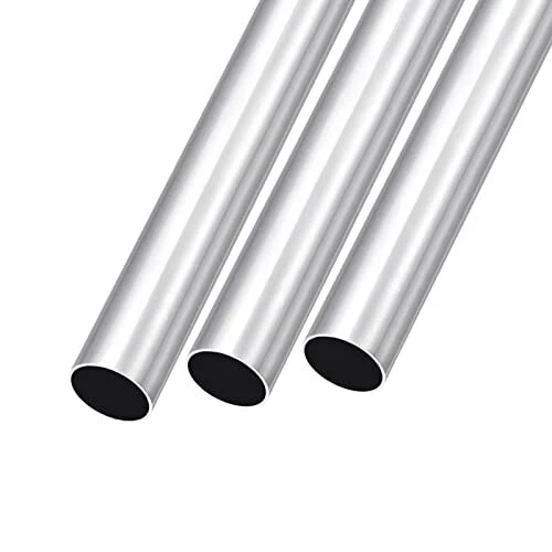 6063 Aluminum Tube 16mm Od X 15mm Id X 300mm L 3pcs Aluminum Round Tubing For