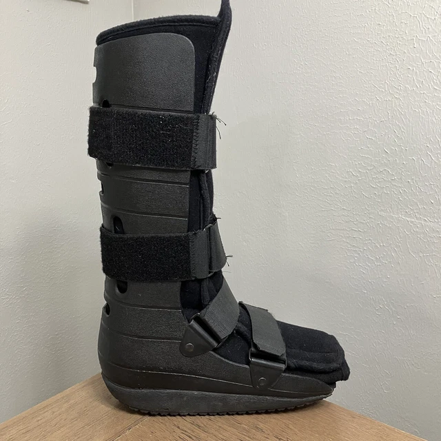 DJO Nextep Tall High Padded Fracture Walking Boot Rocker Sole Adult M Medium VGC