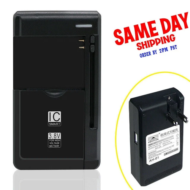 Rapid Charging Universal Battery External Travel Wall Charger for Doro 7050 USA