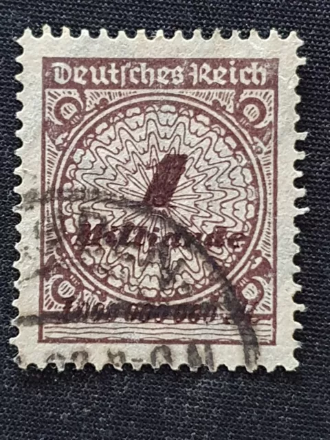 Dienstmarke DR Korbdeckel 1923   1 Milliarde MI. 325 Wasserzeichen