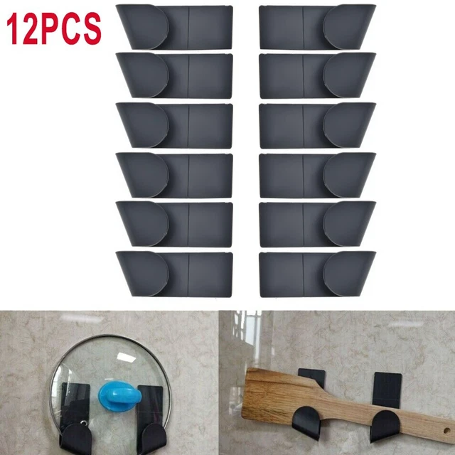 12 pz utensili da cucina ABS organizzazione padella a parete coperchio stoccaggio