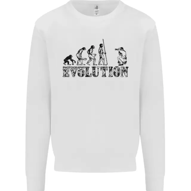Evolution Photographer Funny Photography Kids Sweatshirt Jumper