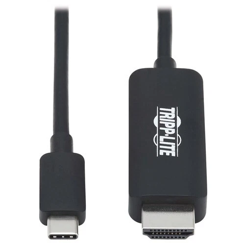 Tripp Lite Usb C To Hdmi Adapter Cable 4k 4:4:4 Thunderbolt 3 Black 3ft 3 Feet