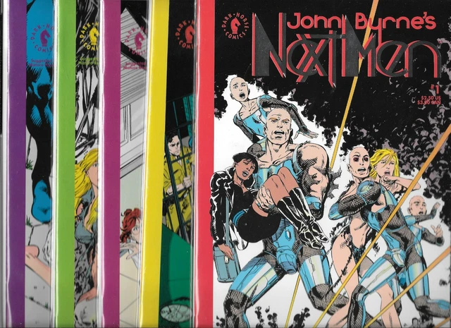 John Byrne's Next Men Lot Of 18 - #0 1 2 3 4 5 6 7 8 9 10 11 12 13-16 19 (Vf/Nm)