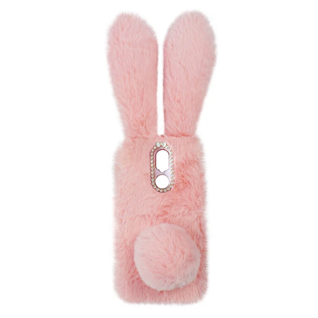 Housse de téléphone en peluche Oreille de lapin Quatre saisons All-Match Cadre