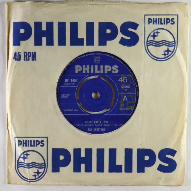 Rock Beat 45 - Cheetahs - Whole Lotta Love - Philips UK