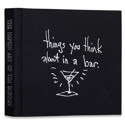Il tovagliolo Arte di Tim Burton: le cose si pensa in un bar-RILEGATO-NUOVO